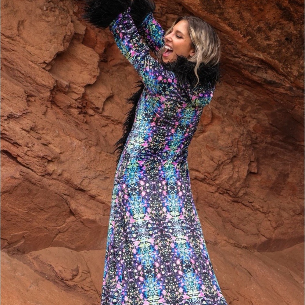 Baroness Reversible Velvet Coat x Warrior Within/ Tamo Designs Colab.